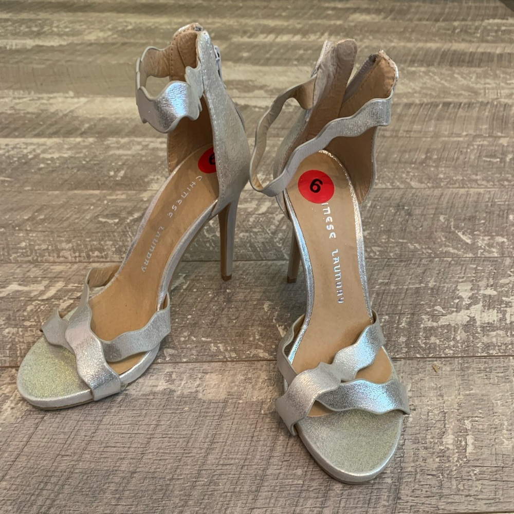 Silver heels